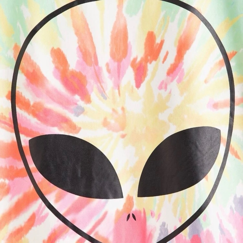 Tie Dye Alien 👽 Tee - Picture 4 of 4